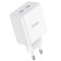 Network charger Hoco C108A, 2 Type-C, 35 W, PD + Qc, White