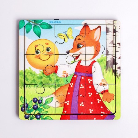 Puzzle "Kolobok", 9 parts-1