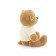 Soft toy "Bear Toptyzhkin" star, brown color 25 cm