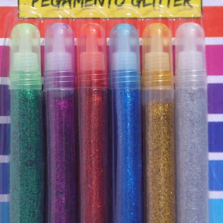 Cosmetic glitter color (adhesive), set, 6 pcs, 12 g-3