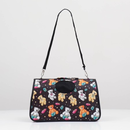 Bag - Animal Carriage "Plush Bears", Size S, 37 x 15 x 22 cm-1