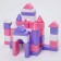 Construction set, 41 element, 60*60, pink color