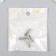Fastener magnetic three -row metal silver set 4 pcs 0.6x2.1 cm