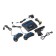 Dendy Vakker Game Console, 8-bit, 300 games, 2 gamepads, light pistol