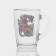 New Year's glass coffee mug "Flowers and snakes", 300 ml, mix
