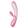 Satiffyer Hot Lover vibrator with clitoral stimulant, pink color