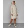 Coat insulated winter female, size 50, beige color
