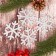 Decor "Snowflakes", set 4 pcs.