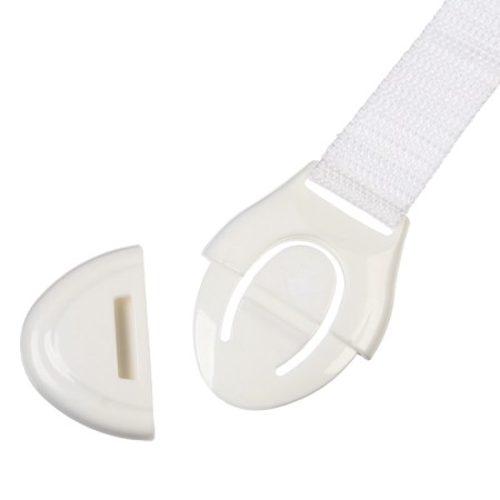 A set of locks for doors and boxes, fabric, universal, 18 cm, 4 pcs., White color, crumb I-5