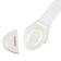 A set of locks for doors and boxes, fabric, universal, 18 cm, 4 pcs., White color, crumb I