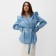 Women's jeans shirt with wax mist, p.46, blue