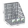 Papers "Istanm", sifte, vertical, 2 compartments, gray