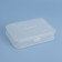 Organizer with a lid, 14 × 9.7 × 3.3 cm, the color is transparent
