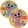 Paper plate "Zubaki and Zubabassi", 18 cm, in a set of 6 pcs.