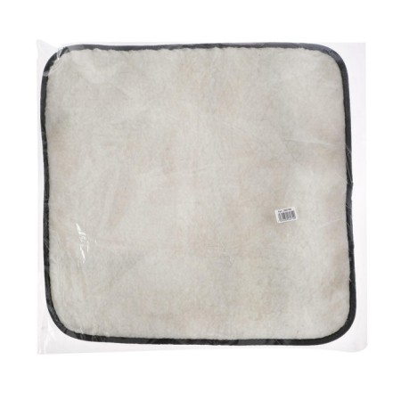 Front seat, artificial fur, size 48 x 48 cm, white-3
