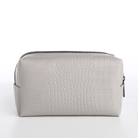 Lightning cosmetic bag, gray color-1