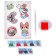 Diamond mosaic-sticker with partial filling for children "Funny Animals"