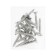 Bear loop 100x74x2.3 mm, chromium coating