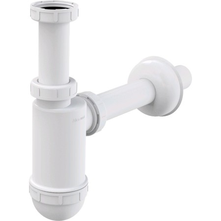 Siphon for the sink Alcaplast a430, dn = 32 mm, with a firm nut 5/4 ", white