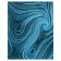 Pillow Golk "Blue vortex, decorative, size 16x45 cm