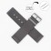 Watch strap, 24 mm, stainless steel, L-20 cm, studs in the kit