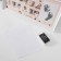 Photo frame in 12 photos 3x3 cm with a stamp. "Such a small" white 2x38x20 cm