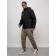Sports male jacket, size 48, black color