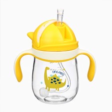 Locchine Children's M&B “Kitik” with a tube, from 9 months, 280 ml., Milk-yellow color