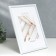Photo frame Plastic "Mira" 21x29.7 cm, (A4) White (plastic screen)