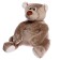 Soft toy "Bear Lary", 85 cm, beige-gray color
