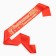 Tape "Graduate of kindergarten", red atlas Happy year 3d