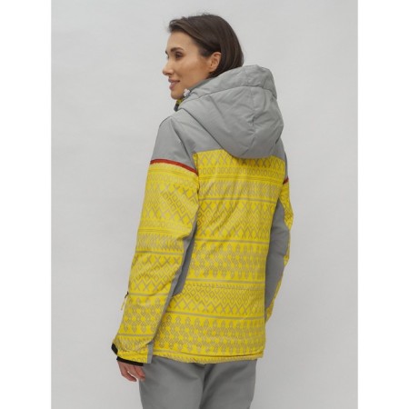 Ski suit female, size 42, yellow color-27