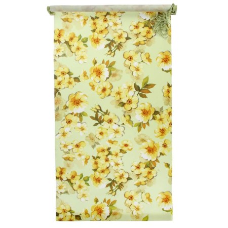 Curtain-rod 70x160 cm "Blooming apple tree", color lime