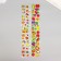 Stick Plastic Plastic "Fruit Boom" with gold stroke mix 33.5x6 cm