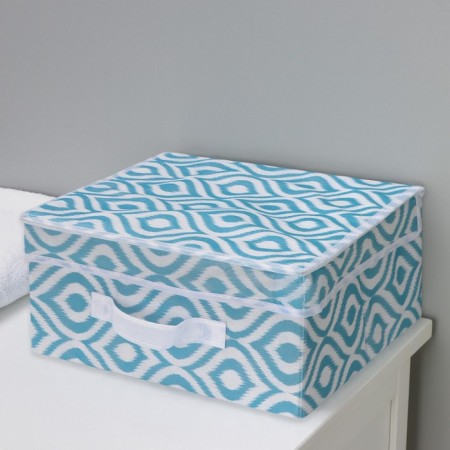 The storage box "Laguna", 30 × 28 × 15 cm, the color turquoise-9