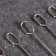 A set of skewers - skewers for barbecue, 12 pcs, 30 cm, handle - ring, metal
