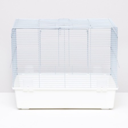 A cage for rodents with sliding pallets 60 x 35 x 47 cm, white-7