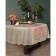 Round tablecloth, size 160x160 cm, cream color