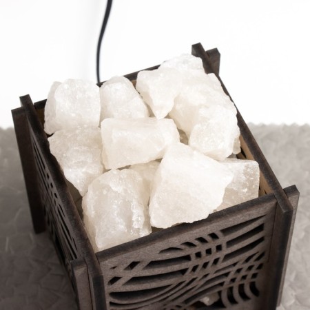 Salt lamp "circles" E14 15W 1.8 kg-3