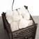 Salt lamp "circles" E14 15W 1.8 kg