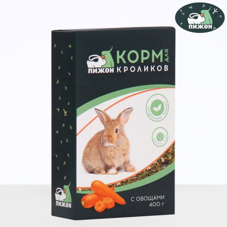 Feed "Pigzon" for rabbits, with vegetables, 400 g