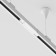 Direct Connector for the Technical Trac-31W overhead track system, 16.6x3.2x3.2 cm, white color