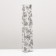 Package with a hard bottom of 11 x 7 x 53 cm silver bottom "New Year's balls" set 5 pcs