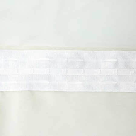 Curtain-tulle for the kitchen Witerra 140x180 cm, milk color, veil, p/e100%-5