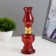 Kerosene lamp red 6x6x20 cm Risalux