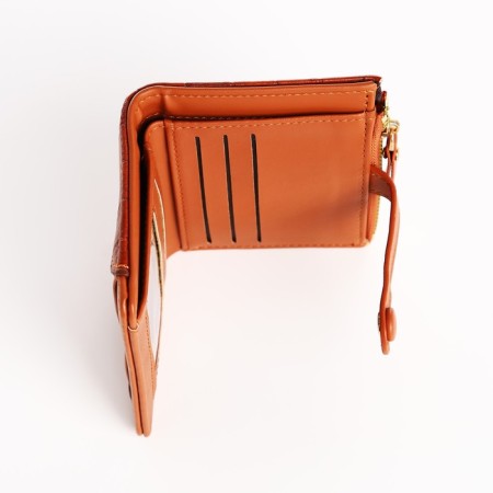 Women's wallet on the button, redhead color-4
