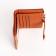 Women's wallet on the button, redhead color