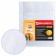 A4 Lesch folder with perforation of Brauberg "Orange crust", 45 μm, 100 pieces in packaging, matte