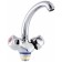 FAUZT FZS-258-76 kitchen mixer, two-wound, pour length 160 mm, chrome