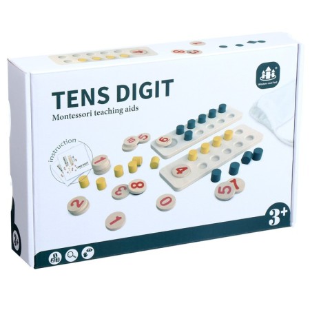 Game wooden set "Learning to count" 22.5 × 7 × 2.8 cm-8
